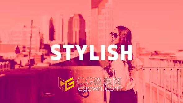 达芬奇模板-故障效果重复文本图案适用体育宣传片品牌广告城市揭幕战