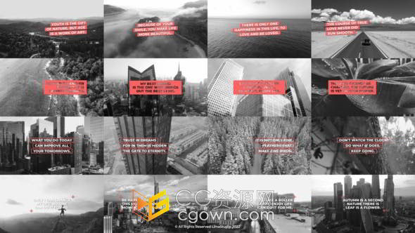 潮流时装广告采访互联网标题文本动画达芬奇模板