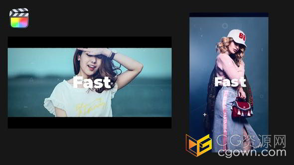 Apple Motion模板与FCPX插件-都市丽人时尚活动介绍品牌展示宣传片