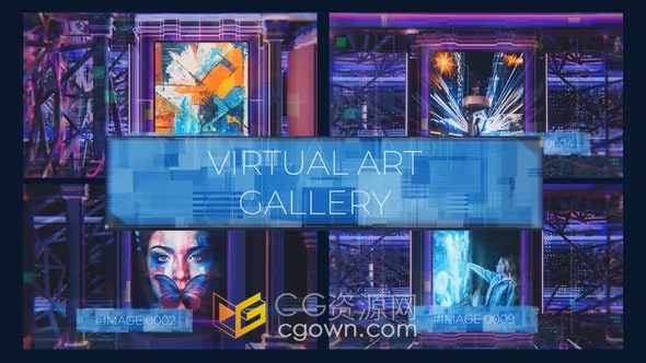 达芬奇模板-发光全息图虚拟3D艺术画廊数字收藏品NFT演示技术新闻介绍