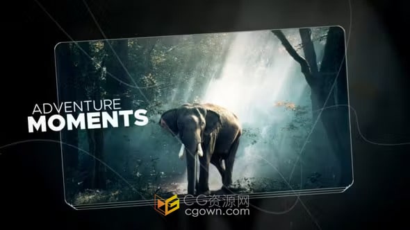 DR达芬奇模板-视差相册旅游宣传视频度假摄影作品幻灯片