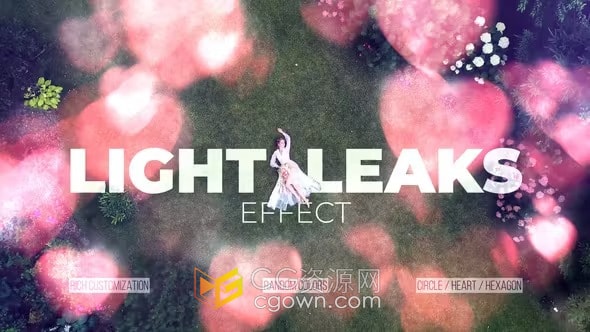 闪烁散景镜头眩光和漏光效果灯光叠加元素-DR达芬奇模板