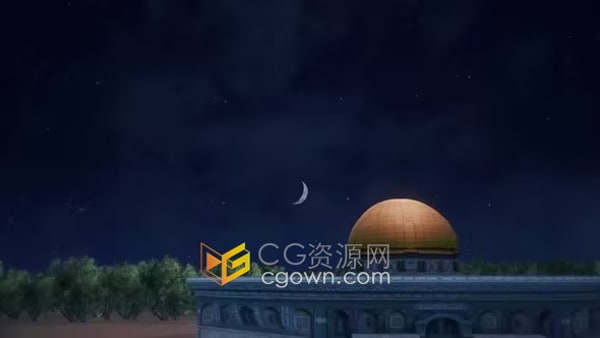 全高清斋月背景视频素材免费下载