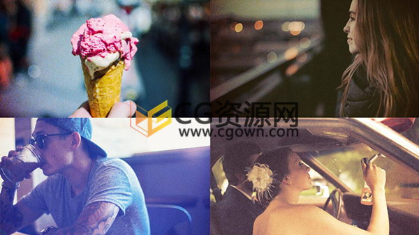 22组影片胶片增加视频噪点颗粒合成视频素材下载