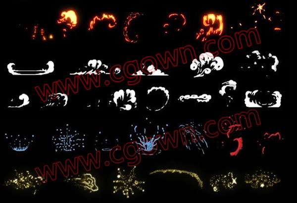 360个元素卡通漫画素描涂鸦人物装饰动画(Alpha视频素材+AE工程)