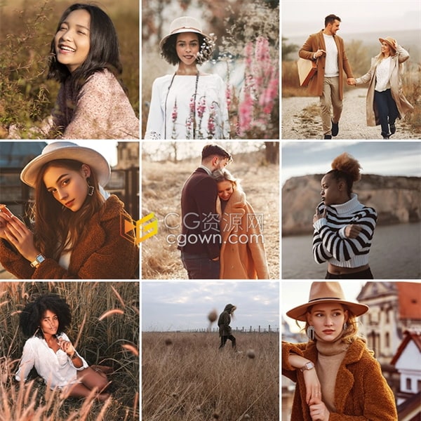 非常舒适的暖色哑光甜焦糖色调LUT调色CUBE预设文件下载