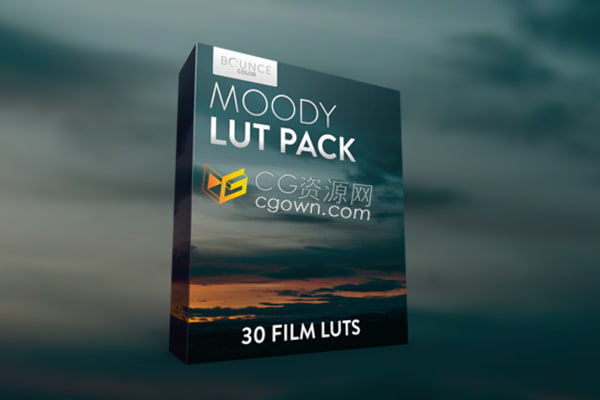 30个独特电影级LUT适合大气史诗风景黑暗镜头画面调色预设