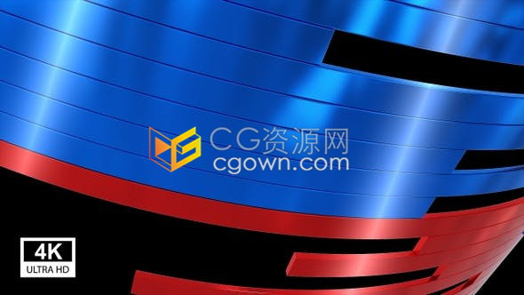 4K创意设计多彩边条广播电视新闻广告过渡动画-视频素材