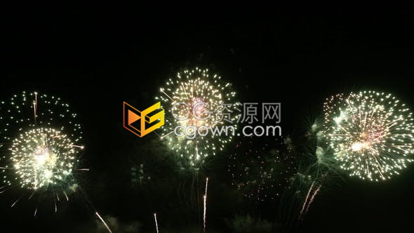 庆祝活动焰火烟花影视素材免费下载