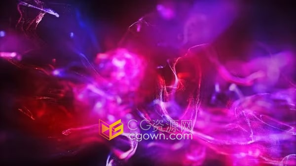 彩色粒子背景循环抽象动画4K分辨率视频素材下载