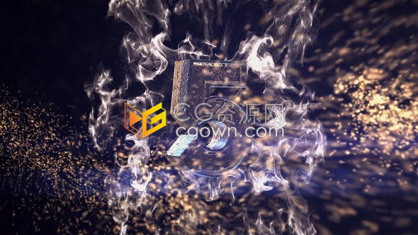 快速爆炸粒子动画效果10秒倒计时倒数背景-视频素材