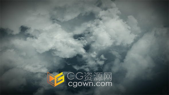 戏剧性云层暴风雨天黑效果背景视频素材免费下载