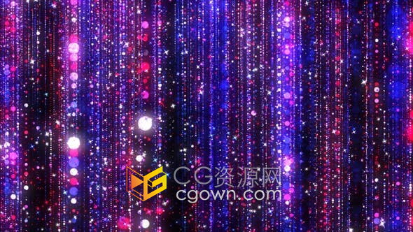 闪闪发光喜庆粒子动画庆典晚会活动背景视频VJ素材