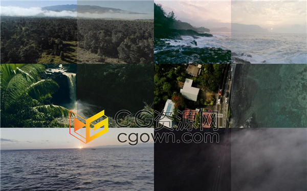 大疆无人机航拍DLog视频调色LUTs预设50组FCPX/PR/PS/AE/达芬奇使用