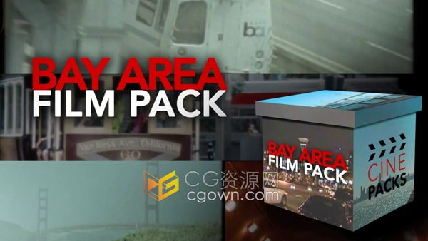 Bay Area Film Pack 制作电影VHS胶片镜头效果视频素材