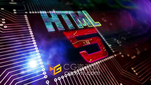 HTML5开发符号Web编程语言互联网技术网络编码概念3D动画视频素材