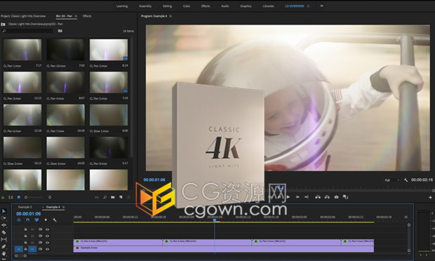 70组4K视频素材下载制作漂亮柔和自然光晕镜头逆光叠加光效