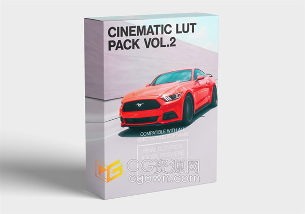 Cinematic LUT Pack 2 清晰干净10种LUT调色预设优美电影色调免费下载