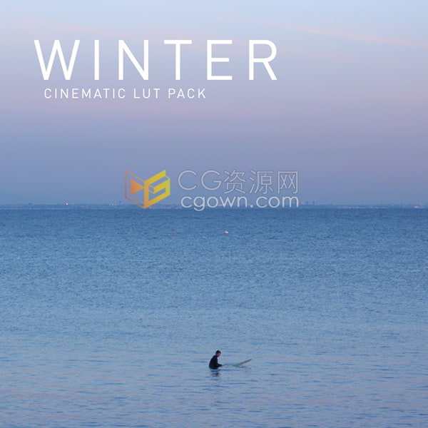 12种冷色调LUT调色营造冬季萧瑟冰冷凛冽色彩氛围CINEMATIC LUTS: WINTER