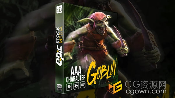 313个奇幻角色地精配音音频文件AAA Game Character Goblin