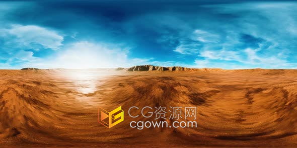 VR360全景图纳米布沙漠沙丘质地旅游风景VR真实虚拟视频素材