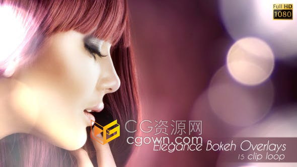 视频素材-15种优雅散景叠加光斑光效效果素材文件Bokeh Overlays