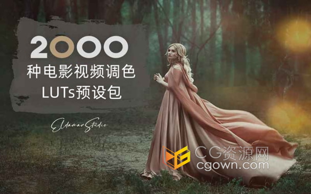 2000种电影视频调色预设包和LUTs文件 非常全面
