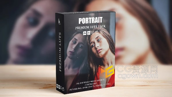 Portrait Cinematic LUTs人像电影调色CUBE预设