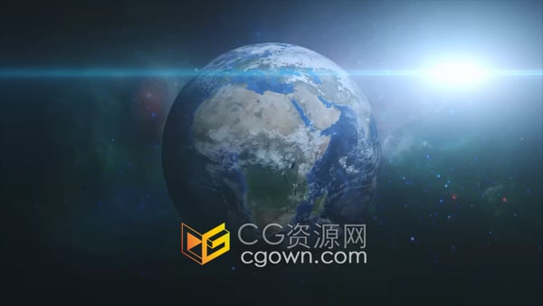 地球放大旋转全高清视频素材免费下载