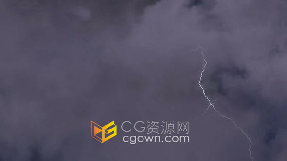 实拍平稳飞行视角雷暴雷鸣般声音电闪视频素材下载