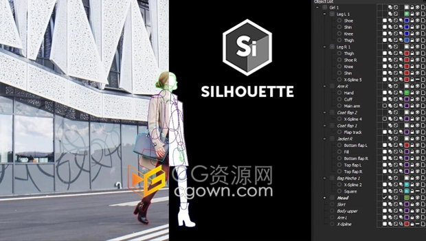 Silhouette 2020.0.3软件破解Roto抠像跟踪合成免费下载