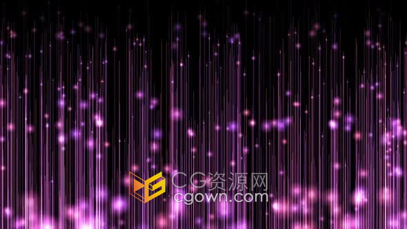 视频素材-抽象霓虹灯线条明亮玻璃状光束音乐会活动舞台背景