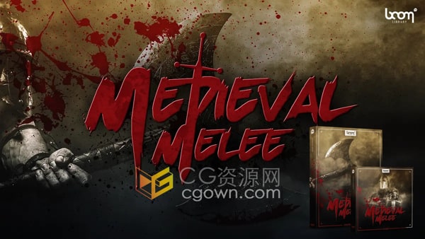 Medieval Melee音效素材10166种中世纪近战利器刀剑斧锤盾牌战争打斗音效
