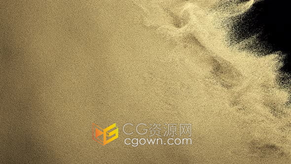 视频素材-粒子沙散开特效转场动画4K分辨率带通道