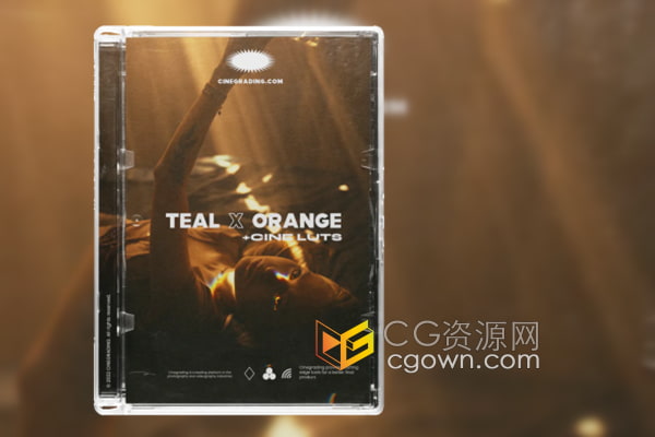 蓝绿色和橙色LUT调色预设自然肤色效果cube文件免费下载