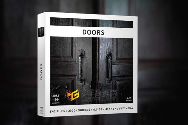 547个门声音效合集开关门锁门敲门各种木门金属玻璃门及门铃声等