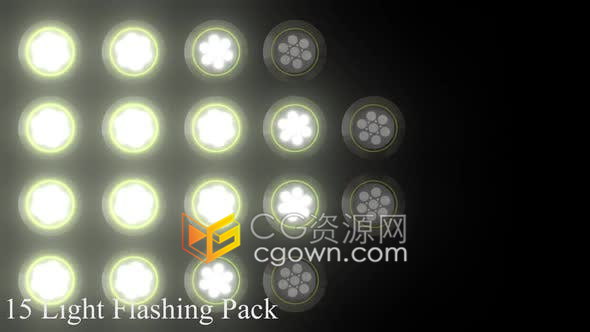 15组4K闪光灯舞台音乐晚会派对循环背景VJ视频素材免费下载