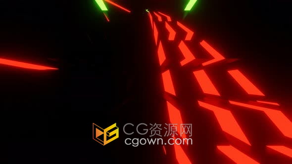 视频素材-霓虹灯音乐会光束闪烁迪斯科夜总会酒吧节目表演激光背景