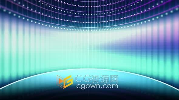 视频素材-4K超高清虚拟工作室风格新闻背景