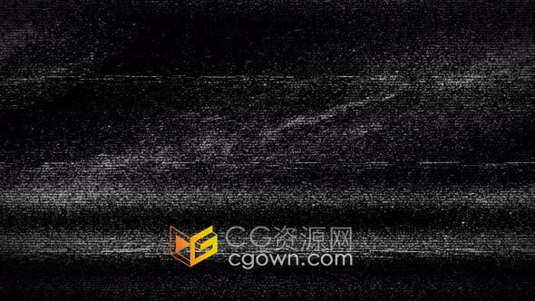 视频素材-4k老式坏电视信号雪花数字失真毛刺像素过渡背景