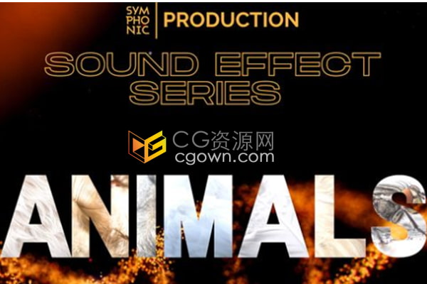 各种类型的动物声音狗吠蜂鸣猫叫布谷鸟青蛙麻雀等音效