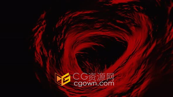 红色隧道场景动画肾上腺素飙升血液运动医学解说视频素材