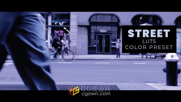 12种城市街道风景视频调色LUTs预设下载