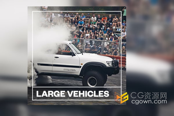 各种大型车辆音效半挂卡车启动大货车鸣笛喇叭声运输经过等音效