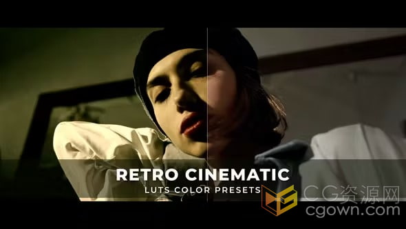 12个Luts复古电影风格色彩分级.CUBE预设