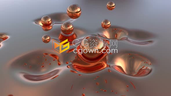 视频素材超现实主义艺术抽象液体动画效果动态背景素材