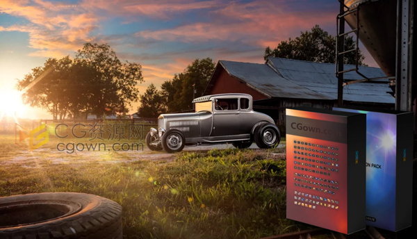 135张8K分辨率超高质量后期常用各种各样的叠加光效素材