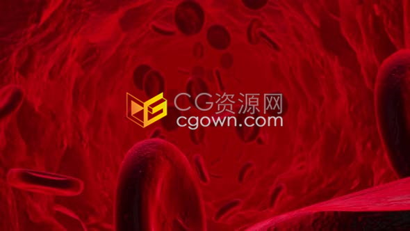 视频素材DNA血细胞动态循环背景VJ视频素材效果下载