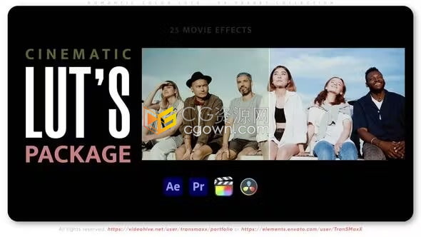 专业电影色彩LUT预设集合免费下载