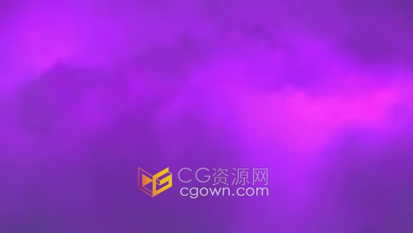 蓝云闪电风暴强雷暴发光烟雾背景视频素材